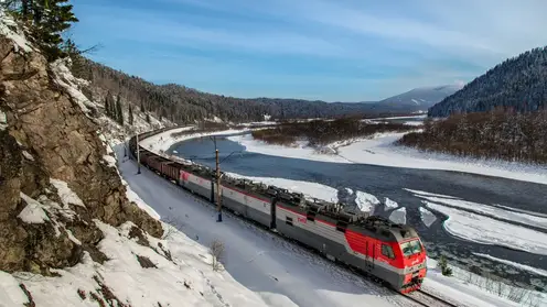 Красноярская железная дорога обеспечивает защиту от снежных лавин горных перегонов в Хакасии и Кемеровской области