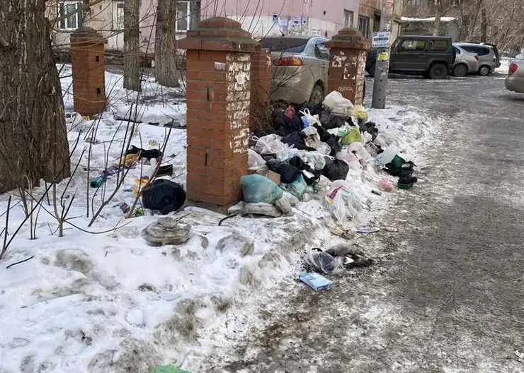 Более 90 несанкционированных свалок с начала года ликвидировали в Октябрьском районе Красноярска