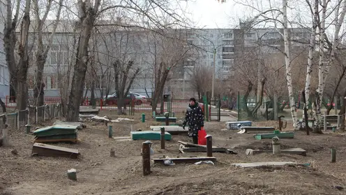 В Красноярске на ул. Менжинского за 7 млн рублей обустроят новое общественное пространство