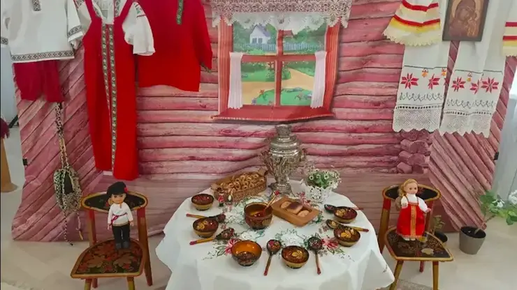 В красноярском детсаду №165 создали мини-музей русской избы