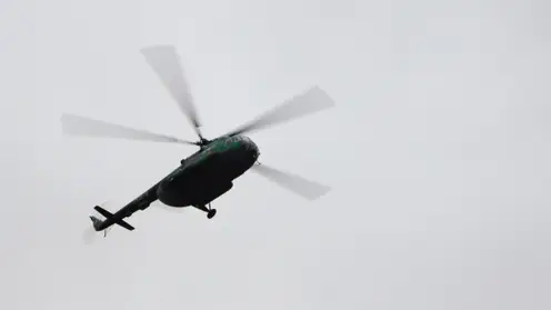 В Томской области ночью в ангаре сгорел вертолет Ми-8