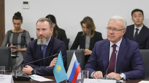 Губернатор Красноярского края Александр Усс прибыл с рабочим визитом в Казахстан
